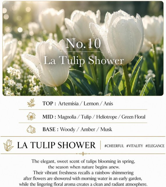 HETRAS Multi-Duft Life Spray La Tulip Shower langanhaltendes Stoff- und Raumspray, 2 x 300 ml, Weiß - Bild 1