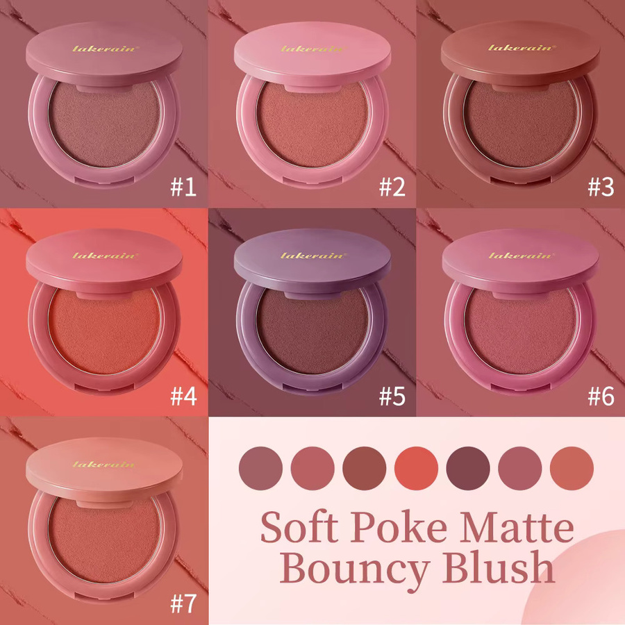 Lakerain Soft Poke Blush-Palette, Nude, Matt, Puder, Damen - Bild 2