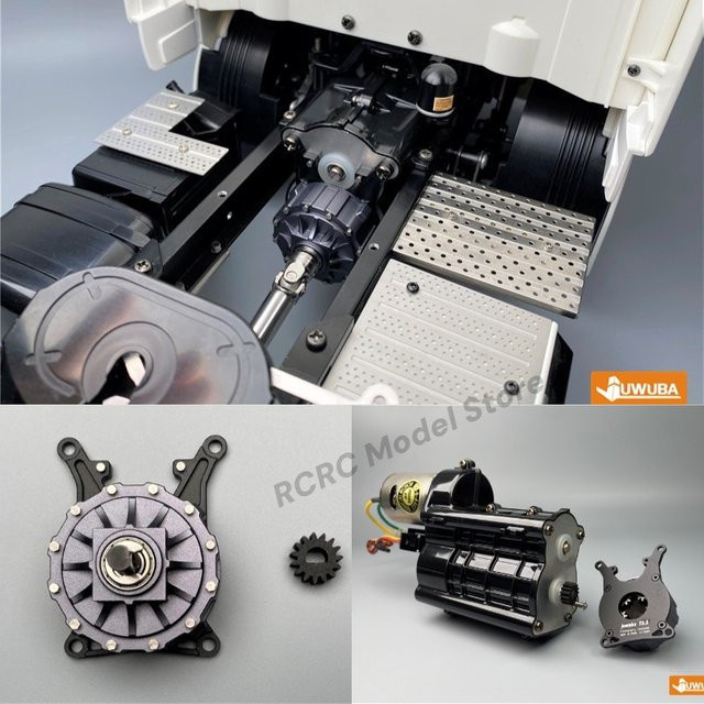 JUWUBA RC Modell Lkw Getriebe Reduzierer, Zubehör, Metall, 1:14 - Bild 1