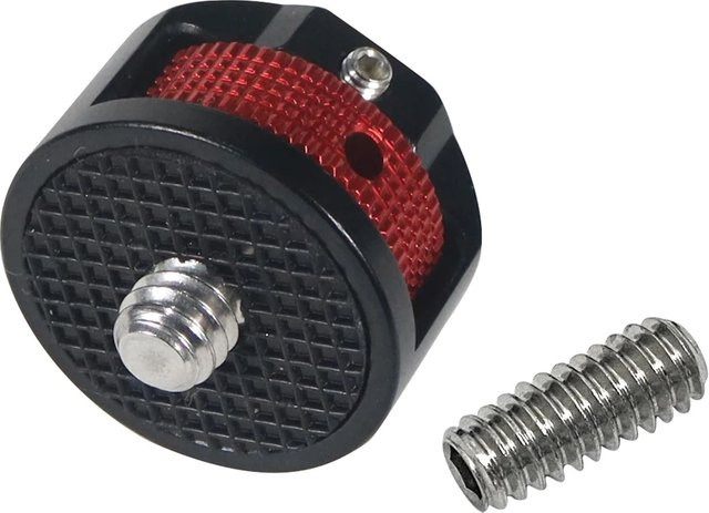 360 Grad verstellbarer Magic Arm Adapter mit 1/4 Zoll Kamerakonvertierungsschraube für DJI OSMO 360 Action 6 und Insta360 Go Ultra in Schwarz und Grau - Bild 1