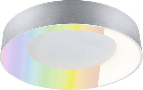 Paulmann Deckenleuchte 75415 aus Aluminium in Silber, 20W, dimmbar mit Fernbedienung und ZigBee, rund und modern, IP44 geschützt - Bild 1