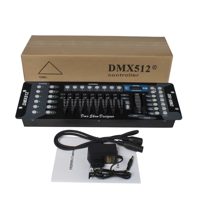 SHEHDS DMX512 192 Controller Konsole in Schwarz für LED Par und Moving Head Bühnenbeleuchtung - Bild 4