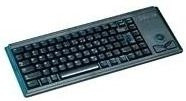 CHERRY Compact-Keyboard G84-4400 Mechanische Tastatur mit USB-Anschluss, US-Layout (QWERTY), Schwarz - Bild 1