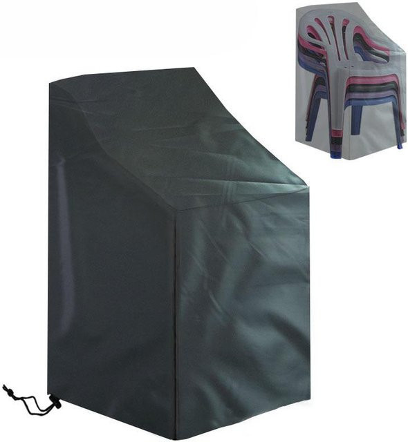 Marll Schutzhülle für Gartenstühle aus Polyester, wasserabweisend und staubdicht, Schwarz - Bild 1