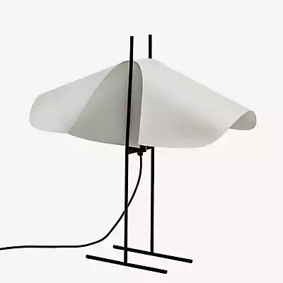 Motarasu Cho Stehleuchte in Weiß, modernes Design aus Metall und Kunststoff - Bild 1