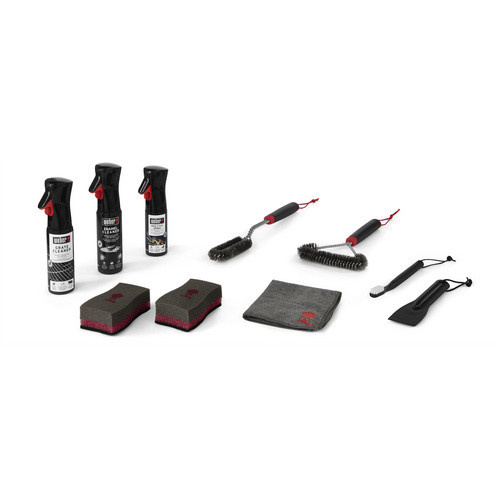 Weber Reinigungs-Set für emaillierte Gasgrills, 10-teilig, schwarz - Bild 2