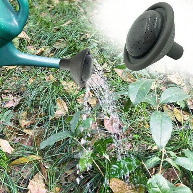 LChome Universelle Gießdüse aus Kunststoff für Garten und Zuhause in Grau - Bild 1