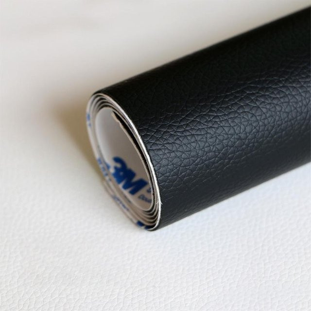Selbstklebendes Lederreparaturband von Chocolate Home in Schwarz für Möbel und Autositze, B: 20 cm, L: 120 cm - Bild 1