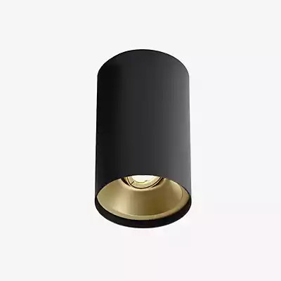 Wever & Ducré Solid Petit 2.0 Spot LED in Schwarz und Gold/Messing mit 3.000 K warmweißem Licht und 15° Abstrahlwinkel - Bild 1