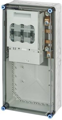 Hensel NH-Sicherungshalter 2000783, 3-polig, 250A, 800V, Sicherungsgröße 1, weiß - Bild 1