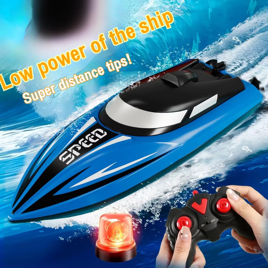 CONUSEA Rc Boot, Racing Schiff, mit Licht, Blau - Bild 3