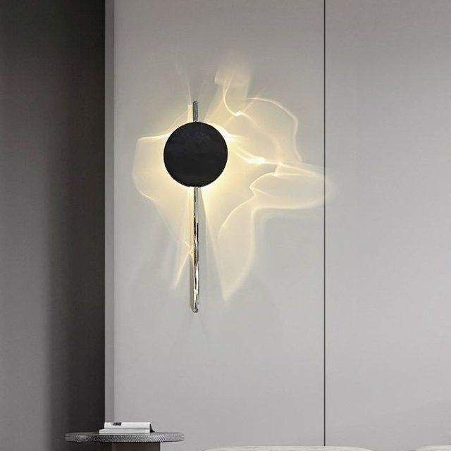 Minimalistische Claeted LED Wandlampe mit integriertem LED für Wohnzimmer Schlafzimmer und Flur - Bild 1