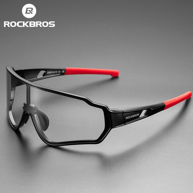 ROCKBROS Sportsonnenbrille, Vollrand, black, Kunststoff - Bild 1