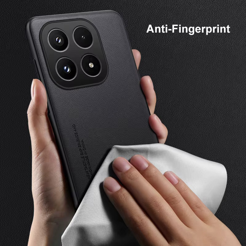 Luxus PU Leder Handyhülle für Xiaomi Mi 17 5G in Schwarz mit Stoßfestem Silikon-Schutz - Bild 3