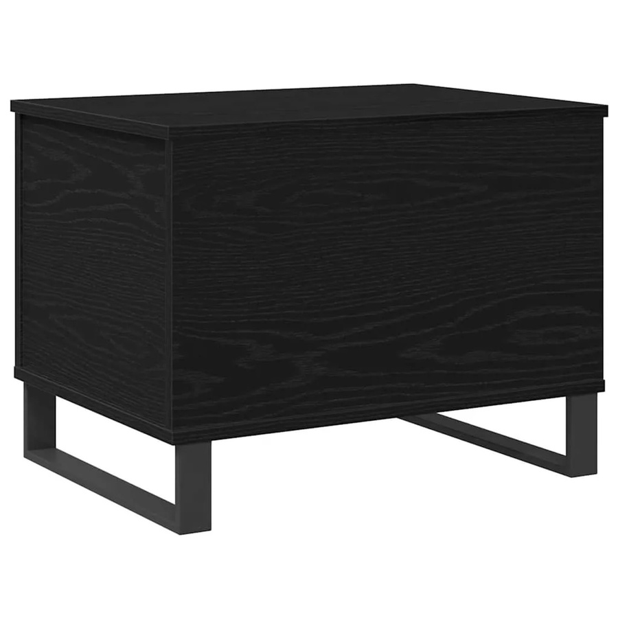 vidaXL Couchtisch in Schwarzer Eiche mit Lift-Mechanismus, modern und rechteckig, B/T/H: 60 x 44,5 x 45 cm - Bild 2