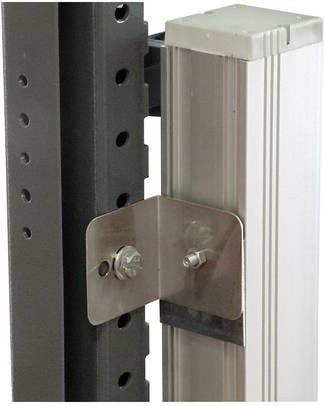 Schneider Electric Actassi 2 Befestigungsstützen zur Montage der Verteilerschiene an der Außenseite in Silber - Bild 1
