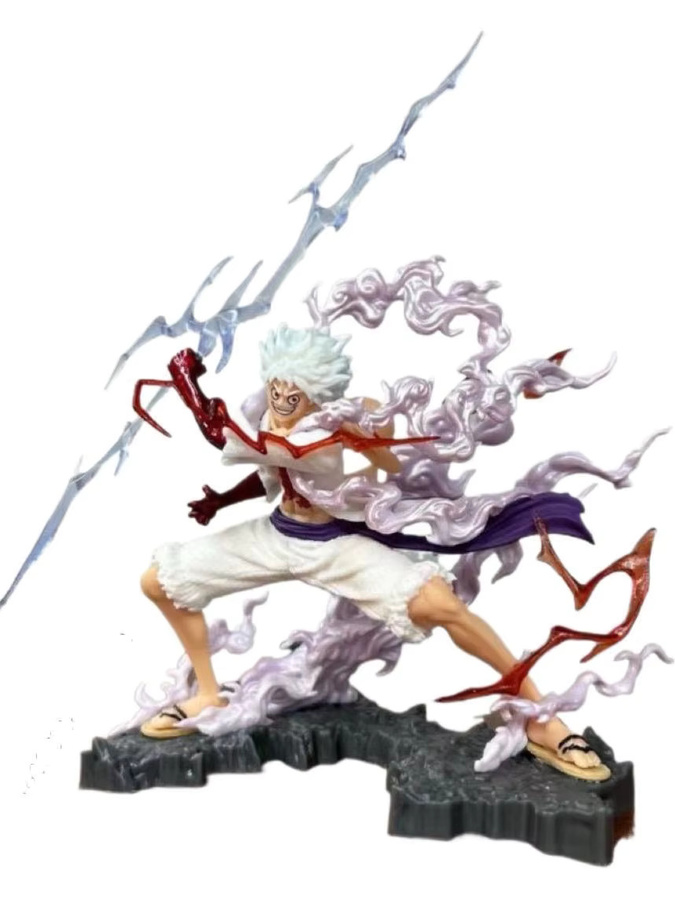 Bandai One Piece Wink Studio Thunderbolt Nika Luffy, Modellfigur, 12cm - Bild 2