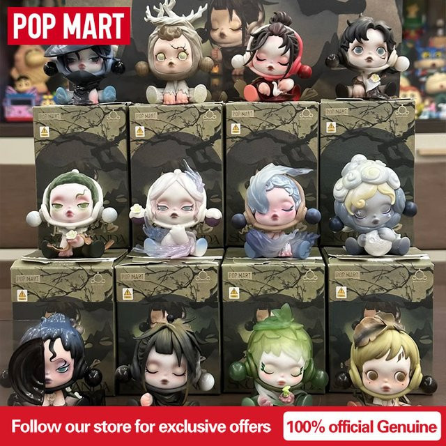 POP MART SKULLPANDA The Ink Plum Blossom Serie Blind Box Figur als Überraschungstüte für Mädchen - Bild 1
