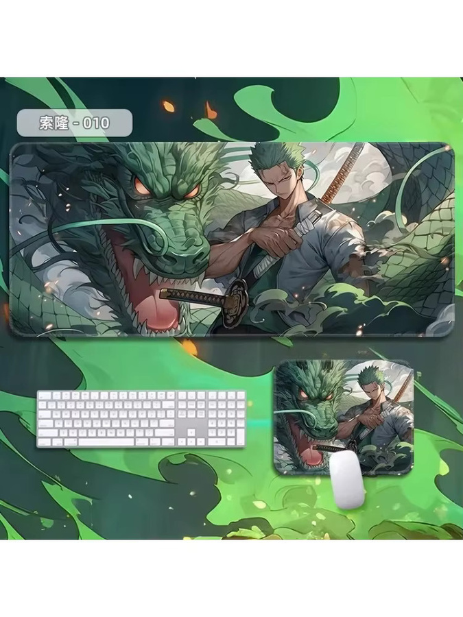 Bandai ONE PIECE Roronoa Zoro Mauspad, großflächiges Gaming-Tastaturpad in Multicolour - Bild 2