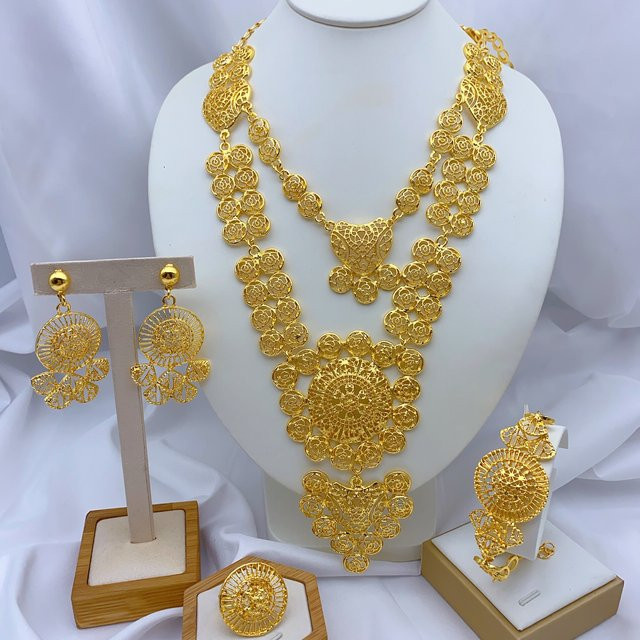 ANIID Schmuck-Set, Gold, Kristall, Damen - Bild 1