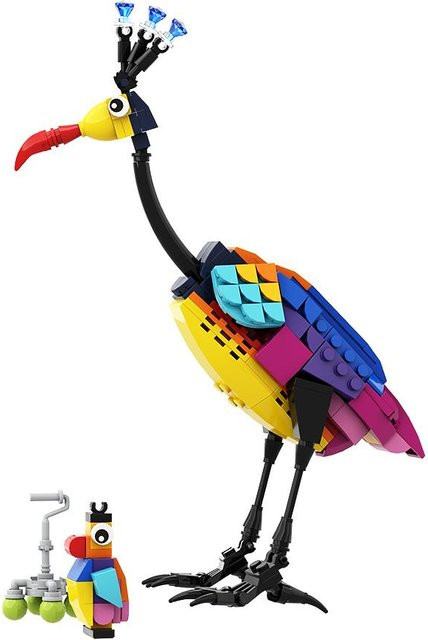 Gobricks MOC Up Kevin Der Vogel, Plüschtier Baustein, Bunt / Mehrfarbig - Bild 1