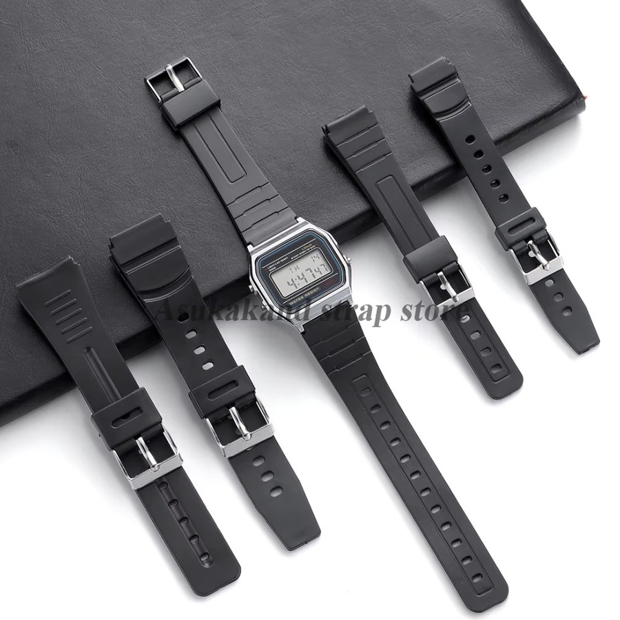 Asukaband Uhrenarmband Silikonkautschuk, Schwarz, Unisex - Bild 3