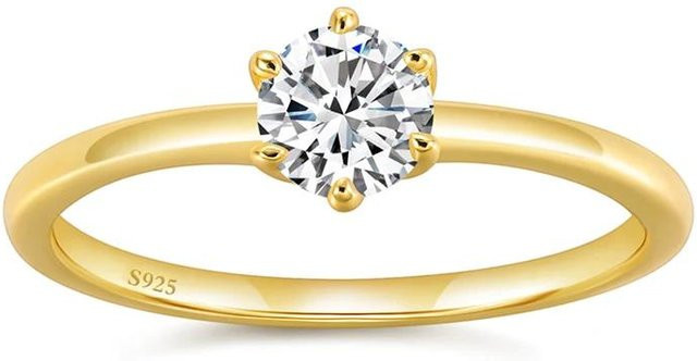 Trumium Ring, 925 Silber, Moissanit, Damen - Bild 1