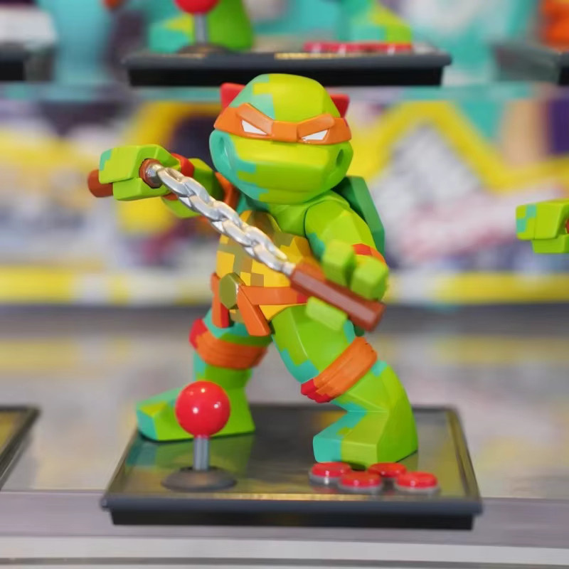 Mighty Jaxx Ninja Turtles Rrcrde Blind Box Anime Figur Multicolor Desktop Ornament - Bild 3