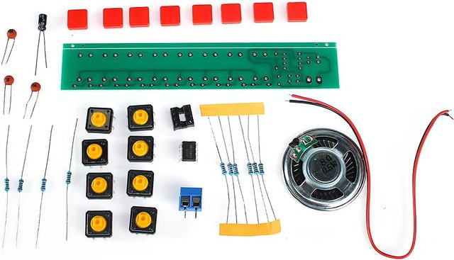 DIY E-Piano Kit NE555 Elektronisches Orgelmodul zum Löten als Elektronik-Lernset in Multicolour - Bild 1