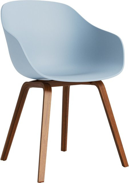 HAY About A Chair AAC 222 mit Armlehnen in Blau und Eiche - Bild 1