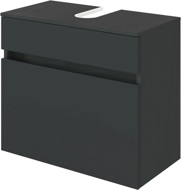 Waschbeckenunterschrank Verona von Held Möbel in matt Grau-Graphitgrau, B/T/H: 60 x 35 x 54 cm - Bild 1