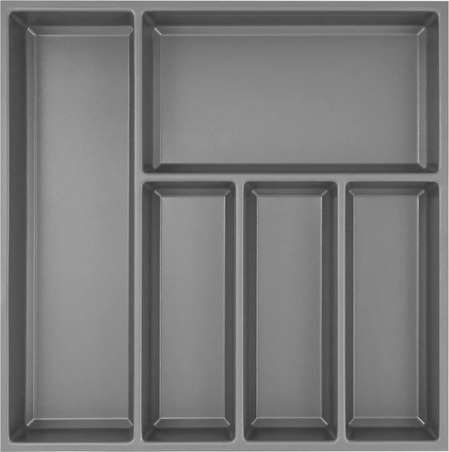 Agoform Besteckeinsatz Sky Schubladeneinsatz aus Kunststoff, Schiefergrau, B: 47,0 cm, H: 47,3 cm, T: 5,3 cm - Bild 1