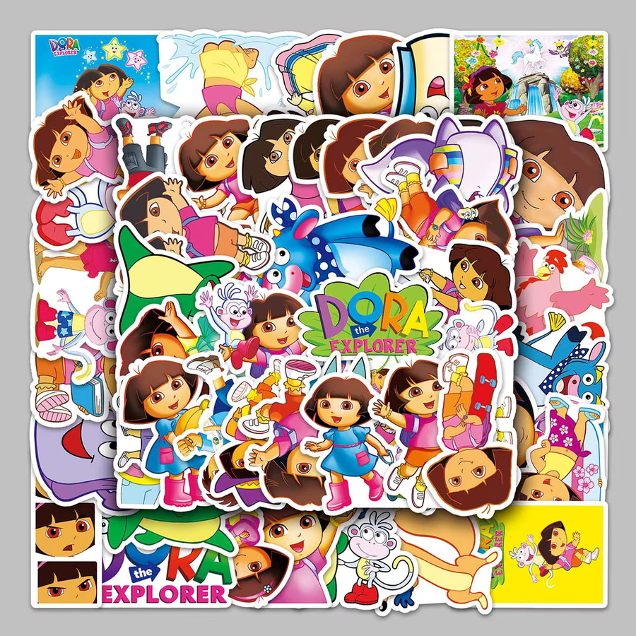 Bandai Dora Kinder-Animations-Set, 51-teiliges Set, Aufkleber - Bild 3