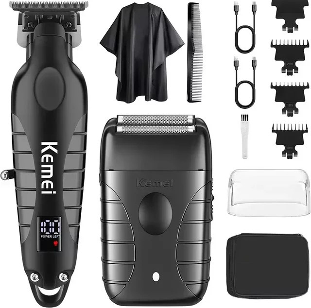 Kemei KM-2293 T95 Haarschneidemaschine, Schwarz, Unisex - Bild 1