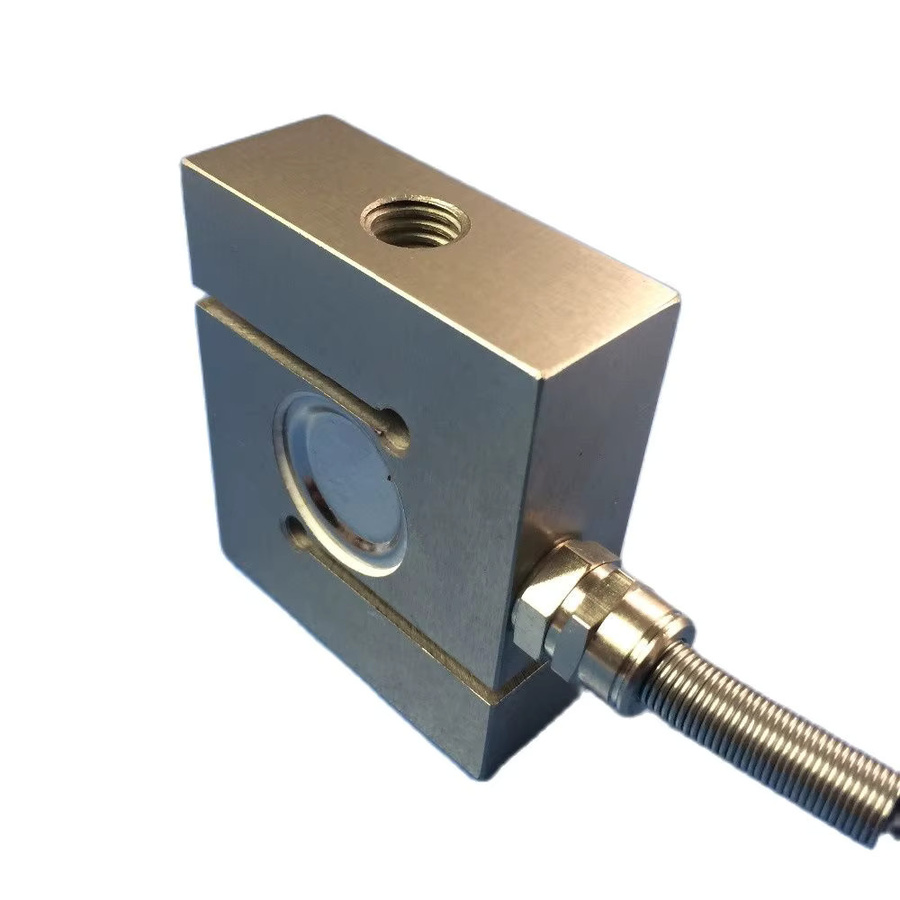 CALTSensoR S Typ Wägezelle DYLY-104 Kraftmesssensor für 5000 kg in Silber - Bild 3