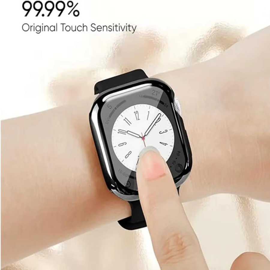 FancyWrist Uhrenarmband und Schutzhülle, Silikon, Schwarz, Unisex - Bild 4