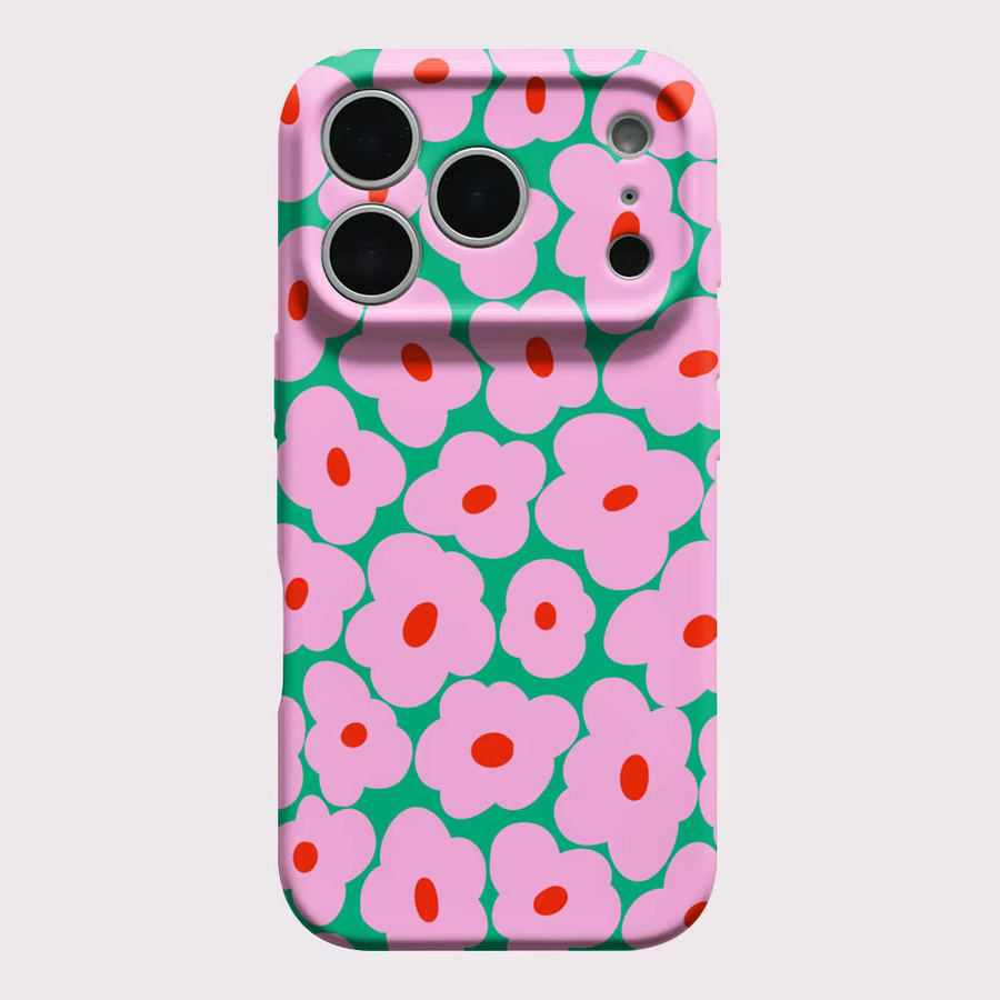 Clmj Swag INS Handyhülle mit Blumen-Glanzfolie aus hartem PC für Xiaomi Redmi Note Pro Plus Max 4G 5G in Multicolour - Bild 2