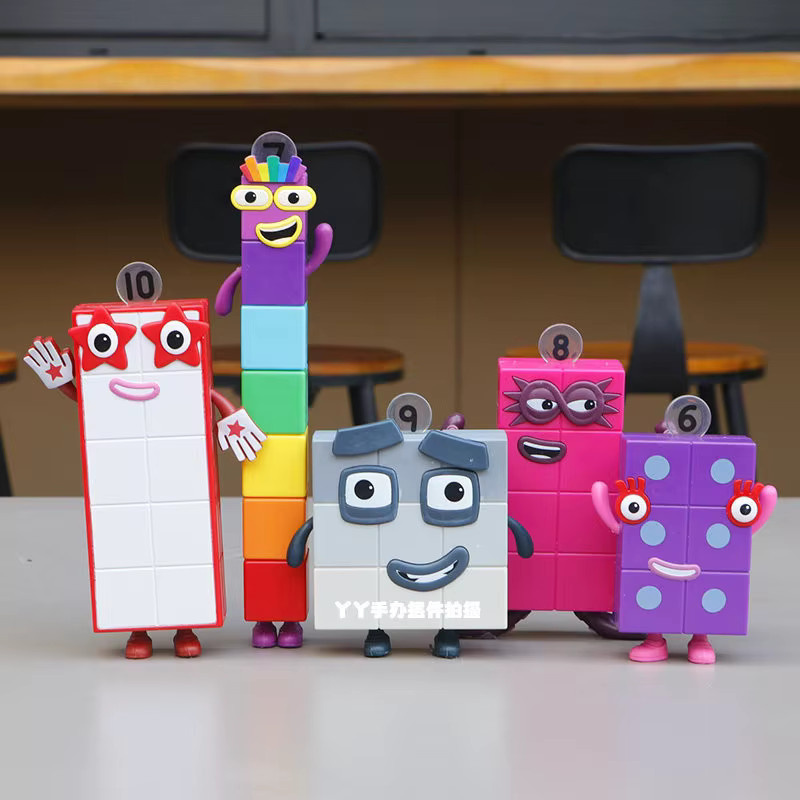 Bandai Zahlenblöcke Actionfiguren-Set, Mathematik-Lernspielzeug Bausteine - Bild 2