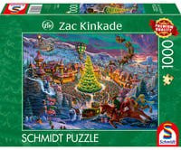 Schmidt Spiele Puzzle Santas Nordpol von Zac Kinkade, 1000 Teile