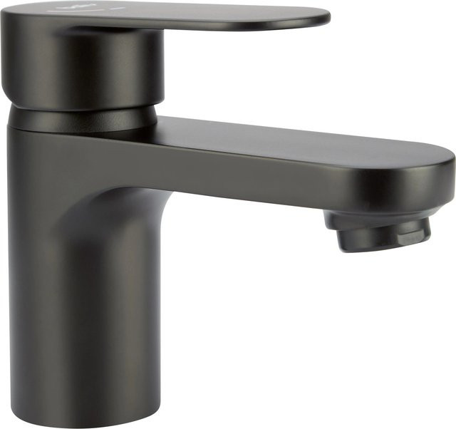 baliv Waschtischarmatur WT-700 Einhebelmischer Schwarz Matt mit Wassersparfunktion - Bild 1