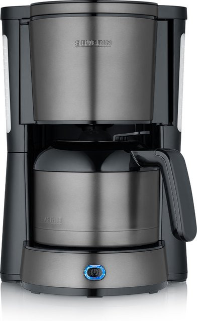 Severin KA 9343 Filterkaffeemaschine mit Thermoskanne in Anthrazit - Bild 1