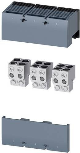 Siemens Rundleiteranschlussklemme 3VA9603-0JC43 in Grau - Bild 1