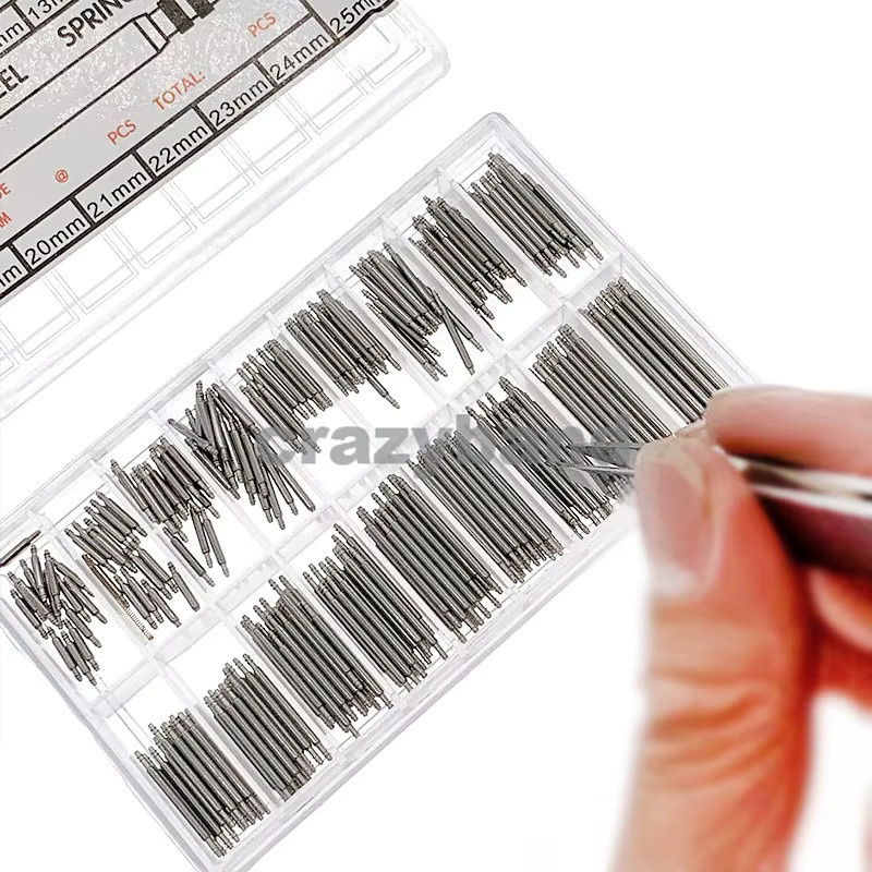 crazyband Federstege Edelstahl, 1,3 mm/1,5 mm/1,8 mm, Uhrenarmband-Reparaturwerkzeug - Bild 4