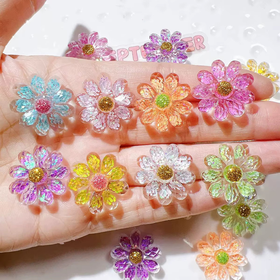 Happye&TiTi Schuhcharms, Bunte Blumen, Harz, Mädchen - Bild 4
