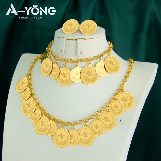 A-YONG AYONG JEWELRY Halskette Set, Gold, Damen - Bild 1