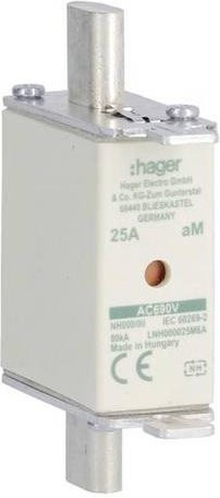 Hager NH-Sicherung 25A Set mit 3 Stück in Weiß - Bild 1
