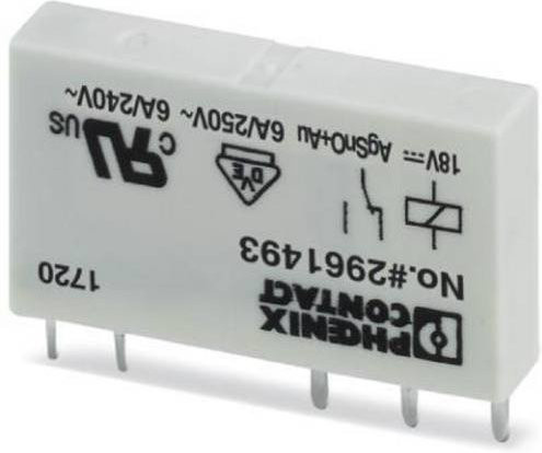 Phoenix Contact REL-MR-18DC/21AU Relais 18 V/DC 50mA 1 Wechsler 10er Packung in Weiß - Bild 1