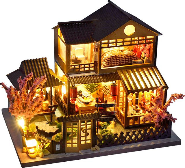 Battoom DIY Mini 3D Puzzles Holz Puppenhaus, Holz, Fantasy - Bild 1