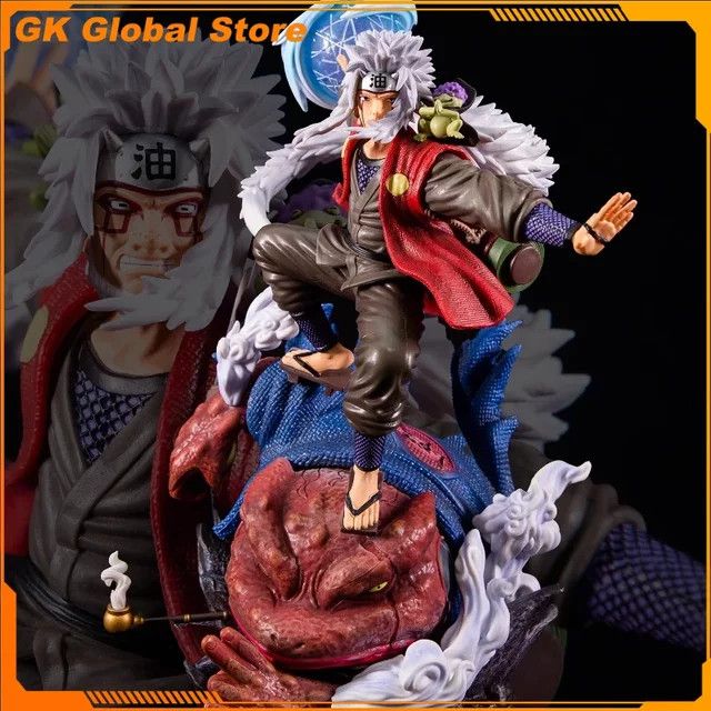 Bandai Naruto Anime Figur Jiraiya Premium Version PVC Modell Statue, Höhe: 39 cm - Bild 1