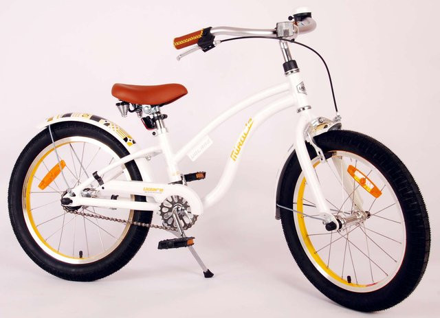 TPFSports Miracle Cruiser, Mädchen, 18 Zoll, Rücktritt, Handbremse, Weiß - Bild 1